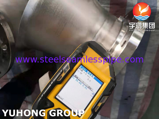 ASTM B363 Ti2 R50400 3.7035 ข้อต่อเหล็กไทเทเนียมอัลลอยด์เชื่อมชน B16.9