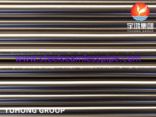 ท่อสว่าง ASME SA213 TP321 BA สำหรับอุณหภูมิสูงในอุตสาหกรรมอาหาร