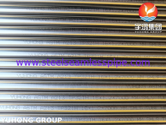 ASTM A213 TP321H S32109 ท่อแลกเปลี่ยนความร้อนจากสแตนเลส