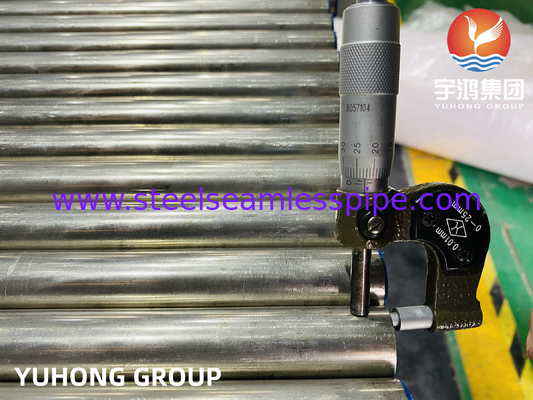 ASTM B167 UNS N06600 ท่อโลหะผสมนิกเกิลแบบไม่มีรอยต่อ Inconel 600 ท่อแลกเปลี่ยนความร้อน