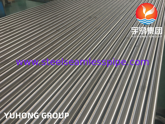 ASTM B163 ท่อคอนเดนเซอร์และเครื่องแลกเปลี่ยนความร้อนแบบไร้รอยต่อจากโลหะผสมนิกเกิล N02200