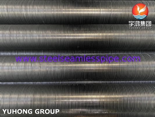 ท่อเหล็กอัลลอย ASTM A335 P22 พร้อมครีบวัสดุ AS HFW Solid Fin Tube, บริการอุณหภูมิสูง