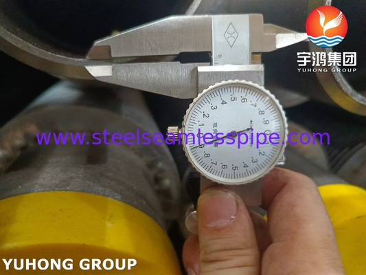 ท่อเหล็กอัลลอย ASTM A335 P22 พร้อมครีบวัสดุ AS HFW Solid Fin Tube, บริการอุณหภูมิสูง