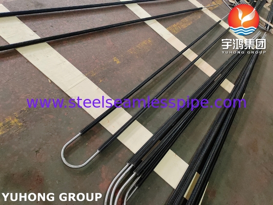 ASTM A179 ท่อครีบเชื่อมตามยาวแบบ U Bend เหล็กกล้าคาร์บอนสำหรับโครงการกลั่นน้ำมัน