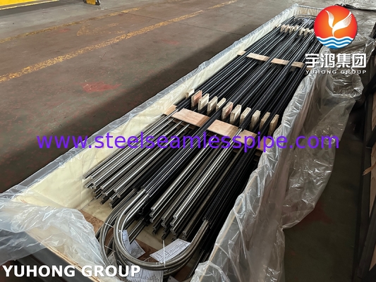 ASTM A179 ท่อครีบเชื่อมตามยาวแบบ U Bend เหล็กกล้าคาร์บอนสำหรับโครงการกลั่นน้ำมัน