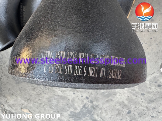 ข้อต่อเหล็กอัลลอย ASTM A234 WP11 CL2 แบบเชื่อมชน สำหรับอุตสาหกรรมเคมี B16.9