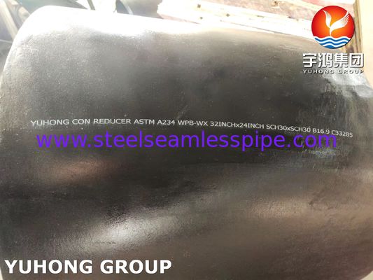 ASTM A234 WPB -WX อุปกรณ์เชื่อมท่อเชื่อมชนน้ำมันก๊าซเคมี B16.9 ปุ๋ย