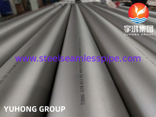 ASTM B514 N08800 ท่อเชื่อมโลหะผสมนิกเกิล Inconel 800H Inconel สำหรับการแปรรูปก๊าซ