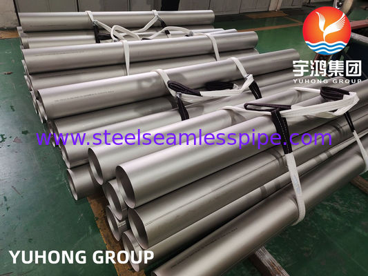 ASTM B514 N08800 ท่อเชื่อมโลหะผสมนิกเกิล Inconel 800H Inconel สำหรับการแปรรูปก๊าซ
