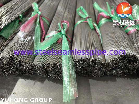 ISO9626 AISI304 1.4301 ท่อประสาทเหล็กไร้สแตนเลส สําหรับการใช้เข็มทางการแพทย์