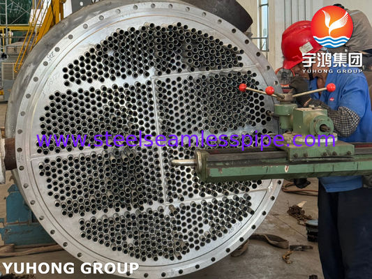 TEMA CERTIFIED U BEND TUBE HEAT EXCHANGER สําหรับโรงแปรรูป