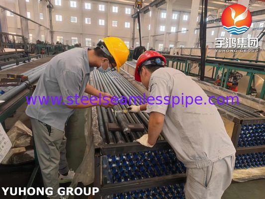ท่อครีบฝังเหล็กอัลลอย ASME SA209 พร้อมครีบ AL1060 สำหรับเครื่องแลกเปลี่ยนความร้อน