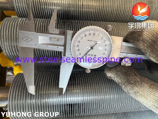ท่อครีบอัดขึ้นรูปสแตนเลสสตีล ASTM A213 TP304 สำหรับเครื่องแลกเปลี่ยนความร้อนระบายความร้อนด้วยอากาศ