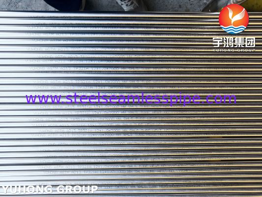 ASTM A213 TP312H หลอดเหล็กไร้ขัด สายใสผิวผสมสําหรับเครื่องแลกเปลี่ยนความร้อน