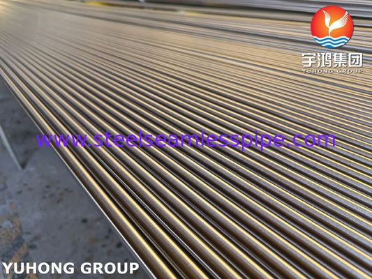 ASTM A213 TP312H หลอดเหล็กไร้ขัด สายใสผิวผสมสําหรับเครื่องแลกเปลี่ยนความร้อน