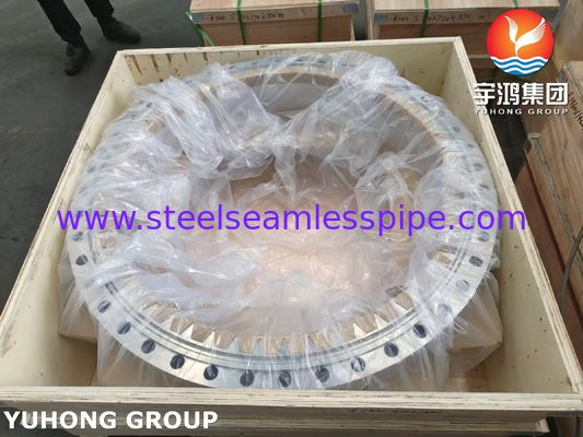 ASTM A182 F310 WN RTJ หน้าท่อสแตนเลส โฟกชั่นฟลานจ์สําหรับโรงงานปิโตรเคมีและพลังงาน