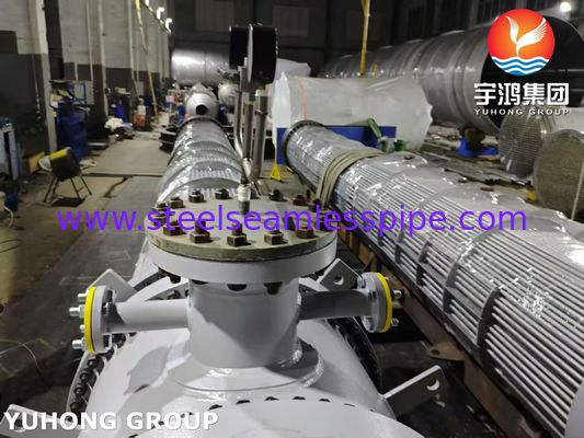 Heat Exchanger Tube Bundle For Oil Refinery Project in Saudi Arabia,  ASME SA213 TP316L heat Exchanger with ASME SA516 Gr.70 Tube Sheet