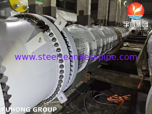 Heat Exchanger Tube Bundle For Oil Refinery Project in Saudi Arabia,  ASME SA213 TP316L heat Exchanger with ASME SA516 Gr.70 Tube Sheet