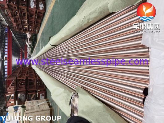 ท่อทองแดงนิกเกิล ASME SB111 C70600 สำหรับคอนเดนเซอร์และเครื่องแลกเปลี่ยนความร้อน