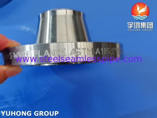ASTM A105 Weldneck Raised Face Carbon Steel Forged Flange B16 การปรับปรุงความแข็งแรงและความแข็งแรงของเหล็กคาร์บอน5