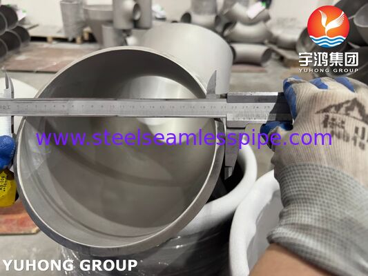 ASTM B366 WPHC276 90 องศาเอลโค้ท Hastelloy C276 UNS N10276 อุปกรณ์ติดต่อท่อ