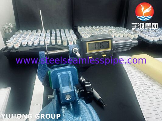 SUS304 X5CrNi18-9 หลอดเลือดฝอยสแตนเลสเกรดทางการแพทย์สำหรับอุปกรณ์ผ่าตัด