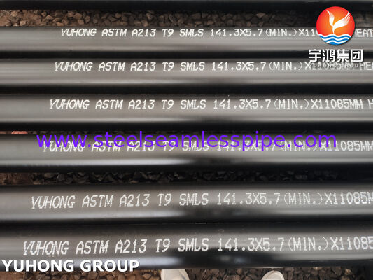 ASTM A213 T9 / UNS K90941 ท่อเหล็กไร้ตะเข็บสำหรับหม้อไอน้ำ เครื่องทำความร้อนยิ่งยวด และเครื่องแลกเปลี่ยนความร้อน