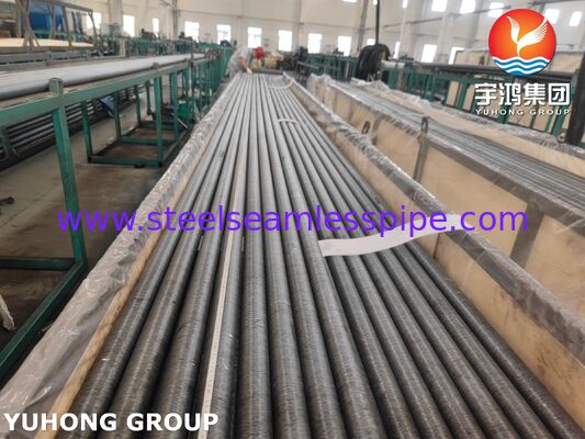 ASME SA209 ท่อปีกที่ติดตั้งในเหล็กคาร์บอน AL1060 ปีกสําหรับเครื่องแลกเปลี่ยนความร้อน