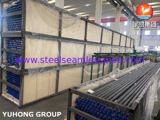 ASME SA209 ท่อปีกที่ติดตั้งในเหล็กคาร์บอน AL1060 ปีกสําหรับเครื่องแลกเปลี่ยนความร้อน