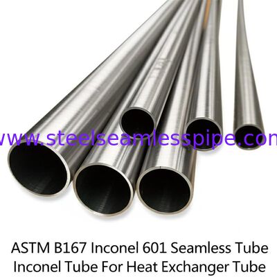 ASTM B167 ท่อไร้รอยต่อ Inconel 601 - ท่อแลกเปลี่ยนความร้อนโลหะผสมนิกเกิลทนต่อการกัดกร่อนและอุณหภูมิสูง