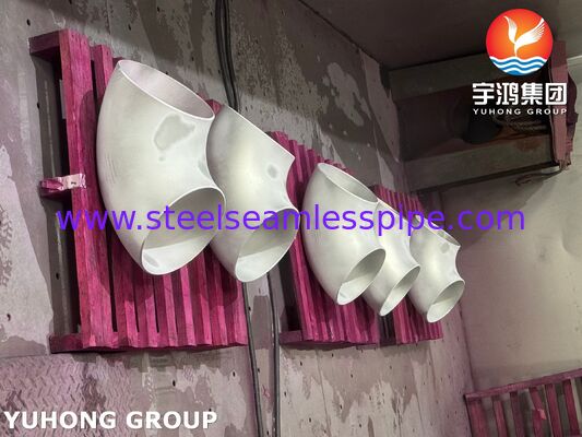 ข้อต่อสแตนเลส ASTM A403 WP316L แบบ 90 องศา แบบเชื่อมชน