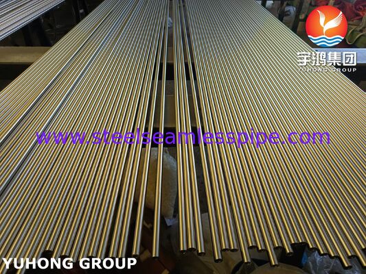 ASTM A789 S32750 SMLS ท่อสแตนเลสดูเพล็กซ์แบบสว่าง, ทนทานต่อการกัดกร่อนของคลอไรด์ไอออน