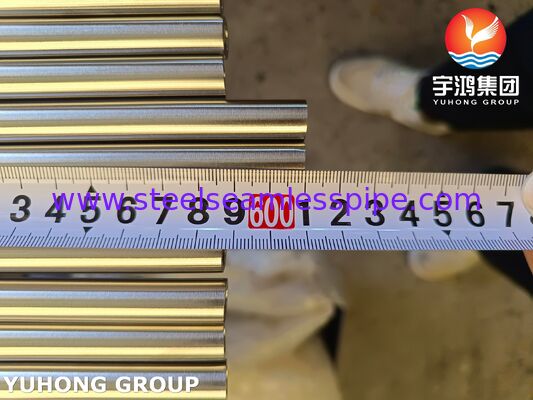 ASTM A789 S32750 SMLS ท่อสแตนเลสดูเพล็กซ์แบบสว่าง, ทนทานต่อการกัดกร่อนของคลอไรด์ไอออน