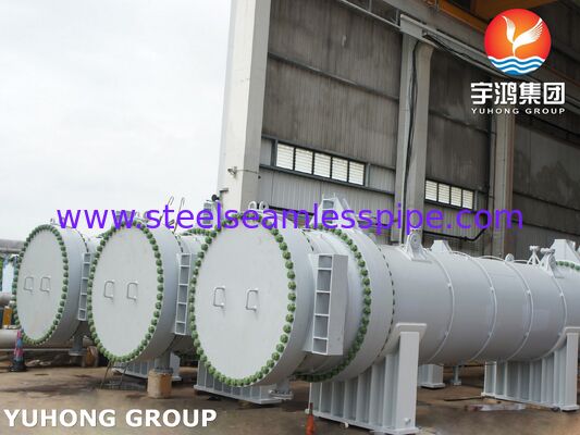 เครื่องแลกเปลี่ยนความร้อนแบบหัวลอยชนิด ASME U Stamped AES พร้อมท่อ TP316L สำหรับงานบริการที่รุนแรง