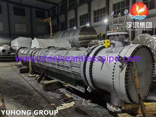 เครื่องแลกเปลี่ยนความร้อนหัวลอยที่มีท่อ 316L และ SA350 LF2/316L ผนังท่อเคลือบสําหรับการจัดการการกัดกร่อนที่ประหยัด