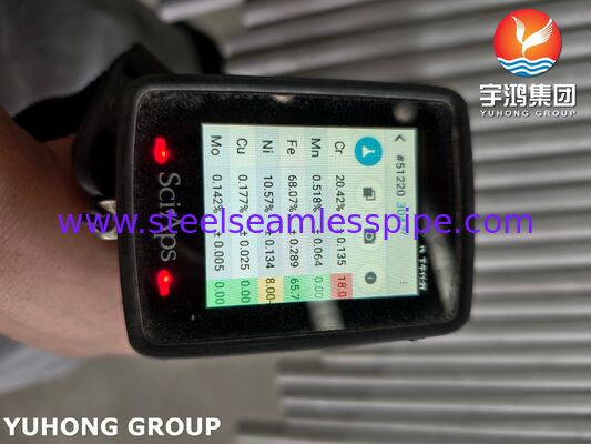 ท่อเหล็กไร้ตะเข็บ ASTM A312 UNS S30815 ทนต่ออุณหภูมิสูงและการเกิดออกซิเดชัน สำหรับการใช้งานในเครื่องแลกเปลี่ยนความร้อนและเตาเผา