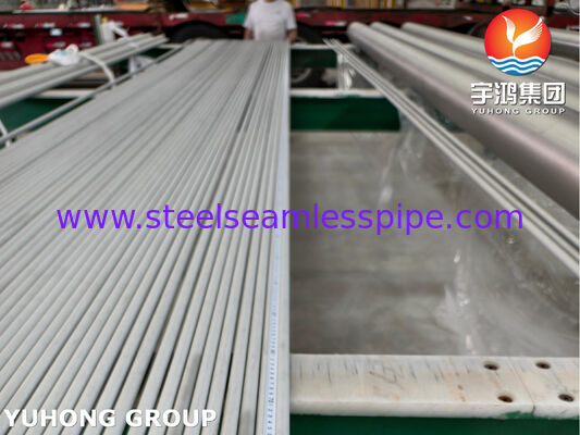 ท่อเหล็กไร้ตะเข็บ ASTM A312 UNS S30815 ทนต่ออุณหภูมิสูงและการเกิดออกซิเดชัน สำหรับการใช้งานในเครื่องแลกเปลี่ยนความร้อนและเตาเผา