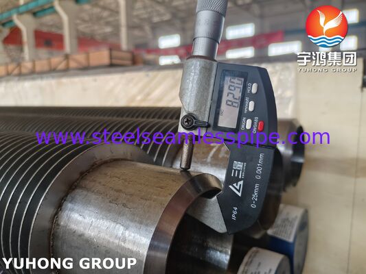 ท่อครีบเชื่อมความถี่สูง - ฐาน ASTM A335 P22 / ครีบ 11-13Cr สำหรับหม้อไอน้ำและเครื่องทำความร้อน