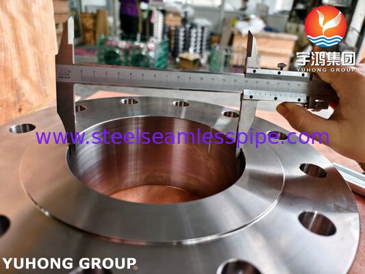 ASTM B564 UNS N04400 MONEL 400 แฟลนจ์ที่ใช้ในอุตสาหกรรมเรือ