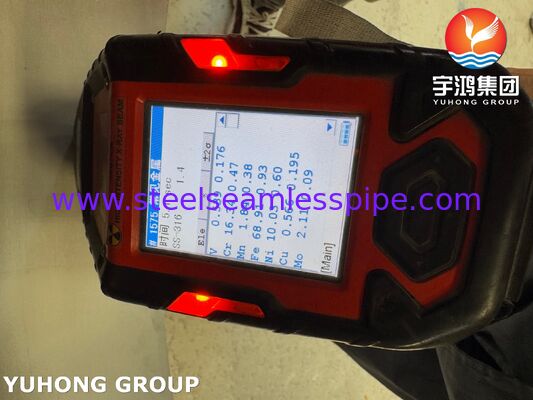 ท่อไร้รอยต่อสแตนเลส ASTM A312 TP316L สำหรับโรงกลั่นน้ำมัน ก๊าซ ปิโตรเคมี