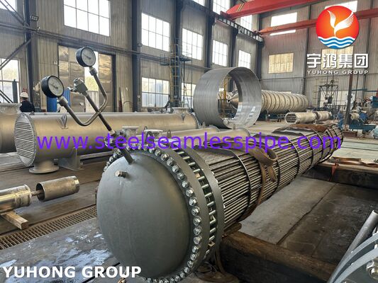 ASME SA179 ท่อทรง U พวงท่อแลกเปลี่ยนความร้อน รวมทั้งแผ่นท่อ ASME SA516 Gr70N สําหรับการถ่ายทอดความร้อนอุตสาหกรรม