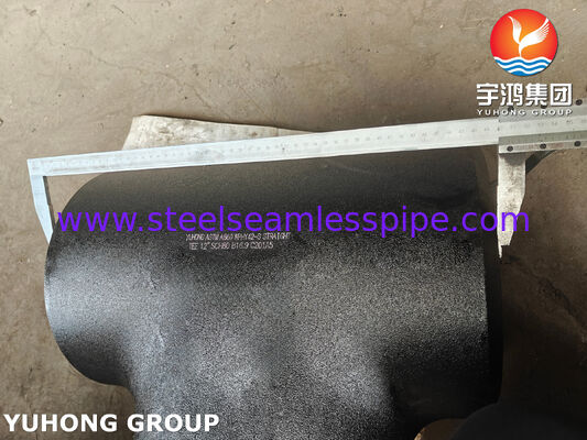 ASTM A860 WPHY42-S Equal Tee เครื่องเชื่อมเหล็กความแข็งแรงสูงสําหรับระบบท่อความดันสูง