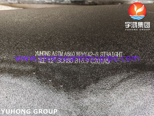 ASTM A860 WPHY42-S Equal Tee เครื่องเชื่อมเหล็กความแข็งแรงสูงสําหรับระบบท่อความดันสูง