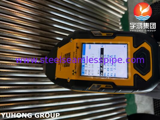 ASTM A249 TP316L 1.4404 หลอดสแตนเลสที่ผสมผสานกระจกกระจกกระจกกระจก