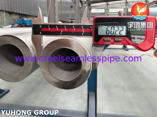 ท่อสแตนเลสไร้ตะเข็บ ASTM A312 TP321H ดองและอบอ่อน