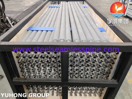 EN 10217-7 1.4301 ท่อปีกขุดสําหรับเครื่องเย็นอากาศ การฟื้นฟูความร้อน