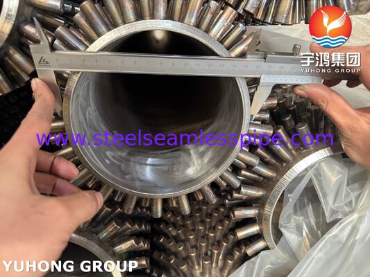 ท่อที่ติดหมึก ท่อฐาน ASTM A335 P22 ทนต่ออุณหภูมิสูง