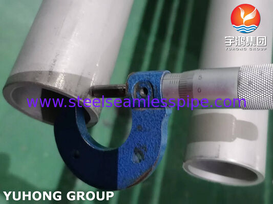 ท่อสแตนเลสไร้ตะเข็บ ASME SA213 TP347H สำหรับเครื่องแลกเปลี่ยนความร้อนและซุปเปอร์ฮีทเตอร์