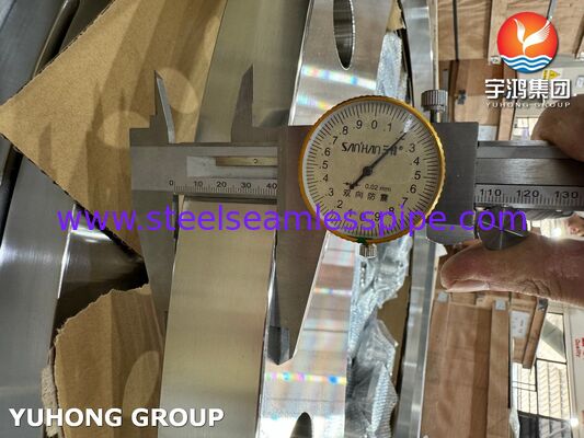 ASTM A240 F904L Slip On Flat Face Flange AWWA C207 Table2 Class D ตอบสนองมาตรฐานน้ําของสหรัฐอเมริกา