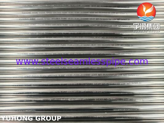 ท่อสแตนเลสรีดเย็นอบอ่อน ASME SA249 TP304 สำหรับระบบทำความเย็น